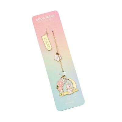 1 tk armas jänes järjehoidja metallist õõnes raamatulehe lehekülgedel peen raamatuklamber kaasaskantav raamatulehe marker