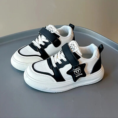 Djevojčice Four Seasons Ležerna obuća Dječja sportska obuća za daske Korejske višeslojne trendi moderne tenisice za trčanje Meke protiv klizanja