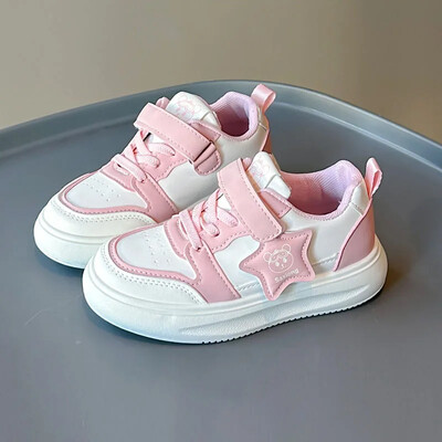 Djevojčice Four Seasons Ležerna obuća Dječja sportska obuća za daske Korejske višeslojne trendi moderne tenisice za trčanje Meke protiv klizanja