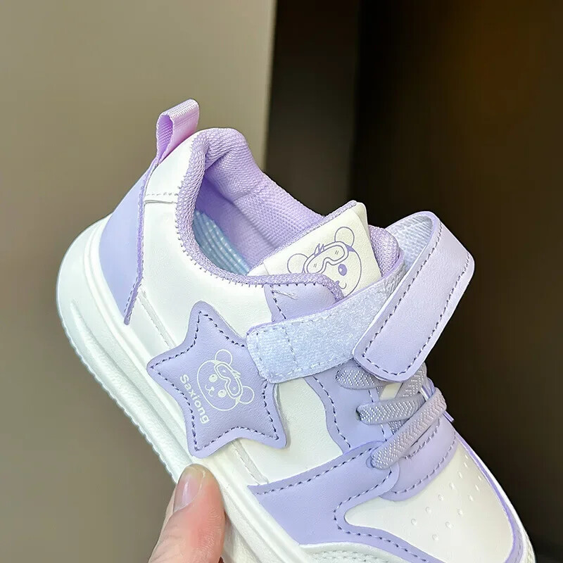 Djevojčice Four Seasons Ležerna obuća Dječja sportska obuća za daske Korejske višeslojne trendi moderne tenisice za trčanje Meke protiv klizanja