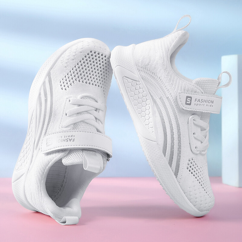 2023 Tüdrukute vabaajajalatsid Laste valged võrktossud Tudengile Lastele Suvised Sokid Jalatsid Mood Laste Spordijalatsid Jooksusügis
