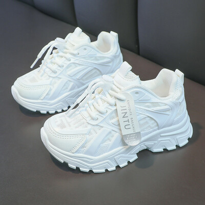 Suvine/sügis beebitüdrukute vabaaja tossud õpilastele, ilusad hingavad spordialad, mugavad väikelaste kingad