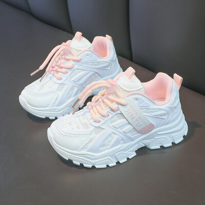 Suvine/sügis beebitüdrukute vabaaja tossud õpilastele, ilusad hingavad spordialad, mugavad väikelaste kingad