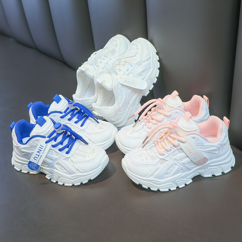 Suvine/sügis beebitüdrukute vabaaja tossud õpilastele, ilusad hingavad spordialad, mugavad väikelaste kingad