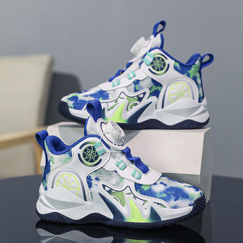 Uued võrkkangast hingavad pöörlevad pandlad trendikad noorte uued spordijalatsid lastele, võrkkangast hingavad, libisemisvastased ja kulumiskindlad