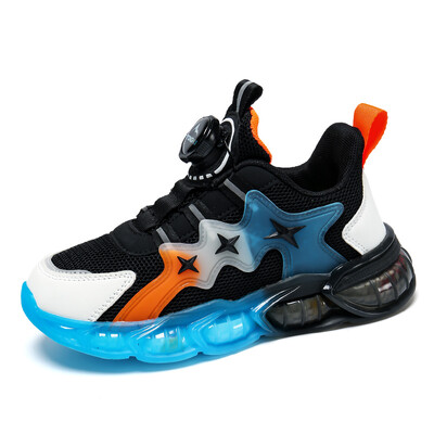 Luksusa bērnu apavi Meiteņu kedas Modes Bērnu Ikdienas čības Tīkla elpojošs Atlētisks sporta teniss zēniem Skriešanas apavi