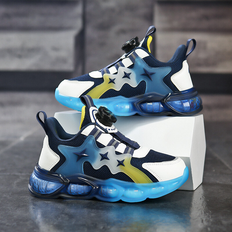 Luksusa bērnu apavi Meiteņu kedas Modes Bērnu Ikdienas čības Tīkla elpojošs Atlētisks sporta teniss zēniem Skriešanas apavi