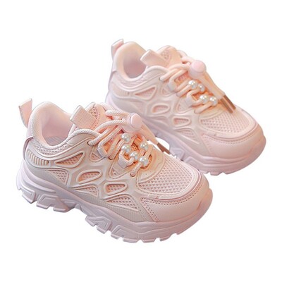 Pantofi pentru fete pentru copii, mov deschis, plasă respirabilă, pantofi de alergat pentru fete, pantofi de alergare pentru copii, pantofi ocazionali pentru copii, pantofi pentru fete