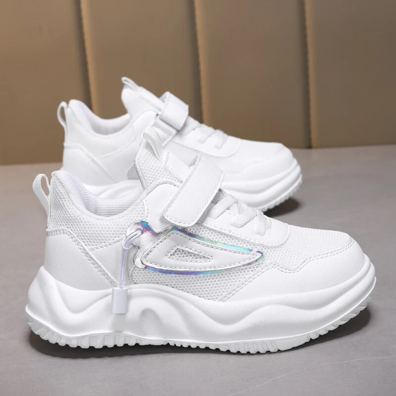 Спортни обувки Баскетболни Детски обувки за бягане Момичета Момчета Училищни пролетни мрежести модни ежедневни спортни дишащи неплъзгащи се