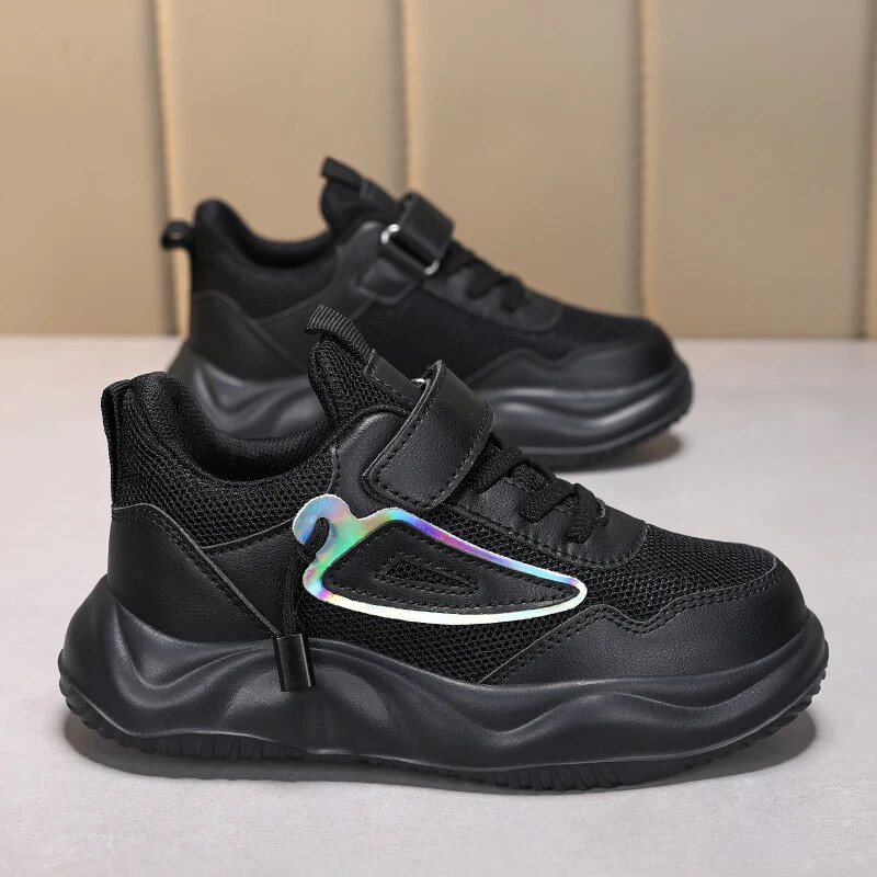 Спортни обувки Баскетболни Детски обувки за бягане Момичета Момчета Училищни пролетни мрежести модни ежедневни спортни дишащи неплъзгащи се