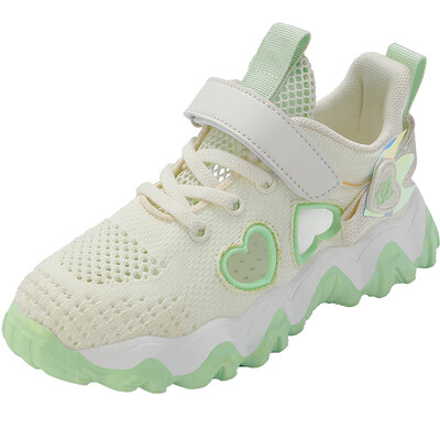 Laste uued kootud õõnsad hingavad tossud, suvised võrk, mugavad kerged sandaalid armsad tüdrukute roosad vabaajajalatsid