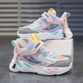 Lastejalatsid Mood Libisemiskindlad hingavad võrgust jooksujalatsid Populaarne kaubamärk Lastele Tüdrukutele Tossud Printsessi vabaajaspordijalatsid