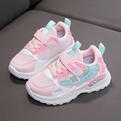 Laste sporditossud tüdrukutele Mood Suvine Jooksmine Vaba aeg Õhkvõrgust hingavad libisemisvastased kerged välisjalatsid