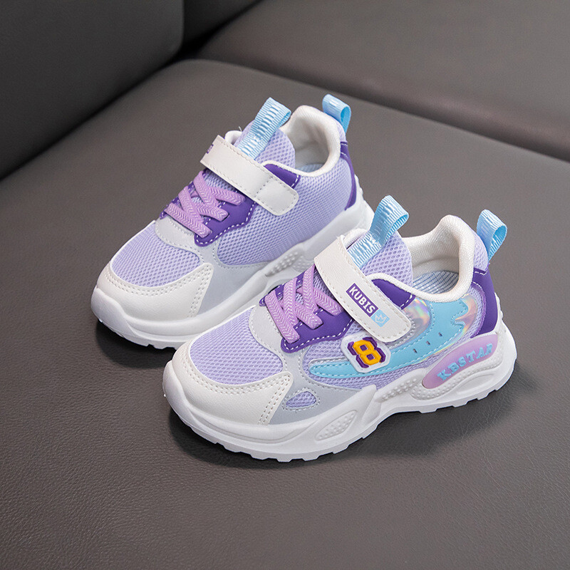 Laste sporditossud tüdrukutele Mood Suvine Jooksmine Vaba aeg Õhkvõrgust hingavad libisemisvastased kerged välisjalatsid