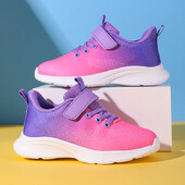 Trend roosad lillad laste tossud suvised kootud hingavad laste tossud poistele Mood vabaaja kerged spordijalatsid tüdrukutele