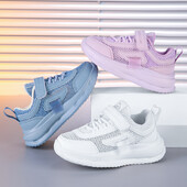 Tüdrukute jalanõud Sügispoistele Valged jalanõud vabaaja jooksmine lastele Libisemisvastase pehme tallaga tossud Laste tennisekooli välispordijalatsid