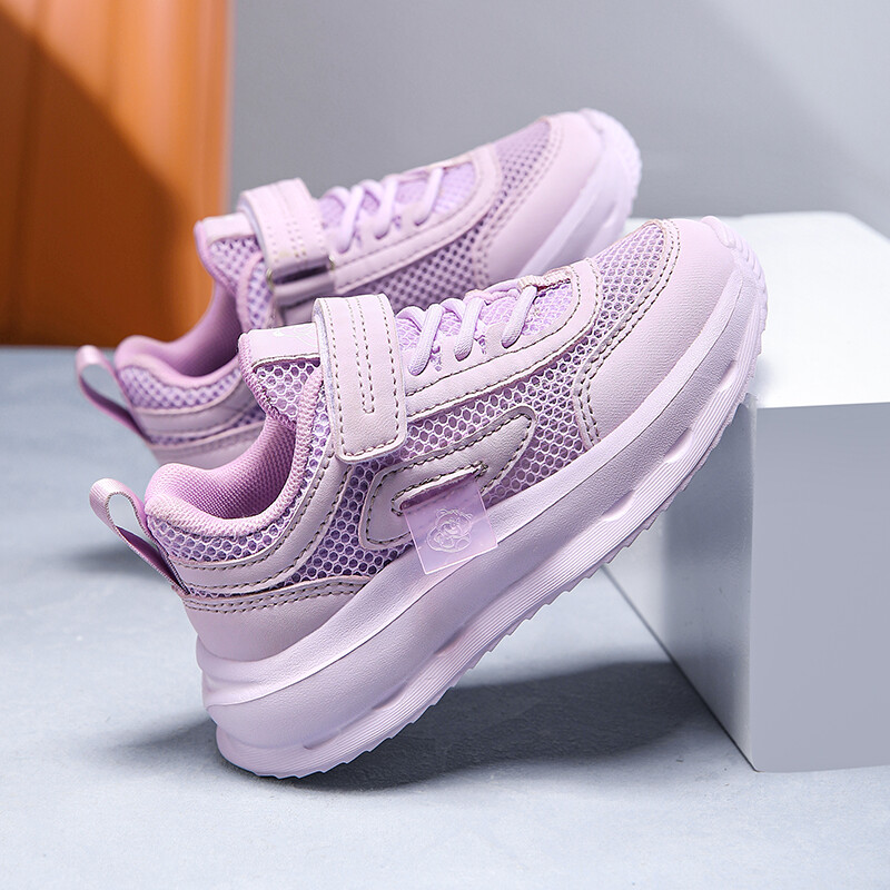 Tüdrukute jalanõud Sügispoistele Valged jalanõud vabaaja jooksmine lastele Libisemisvastase pehme tallaga tossud Laste tennisekooli välispordijalatsid