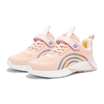 Kevad-sügis lastejalatsid Beebitüdrukud Laste vabaaja tossud Hingavad pehmed libisemisvastased kõndimisspordijalatsid Suurus 26-38