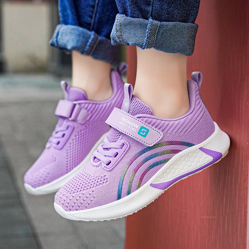 Kevad-sügis lastejalatsid Beebitüdrukud Laste vabaaja tossud Hingavad pehmed libisemisvastased kõndimisspordijalatsid Suurus 26-38