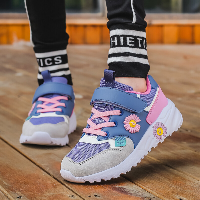 Trendikad lastejalatsid Tüdrukutele Tennis Roosad tossud Õuejooksujalatsid Libisemiskindlad koolispordijalatsid Hingavast võrgust mugavad jalanõud