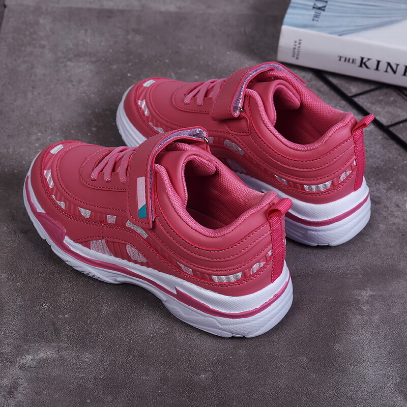 Спортни обувки за момичета Водоустойчиви маратонки Детски маратонки Tenis Infantil Розови дишащи противоплъзгащи се детски обувки Chaussure Enfant