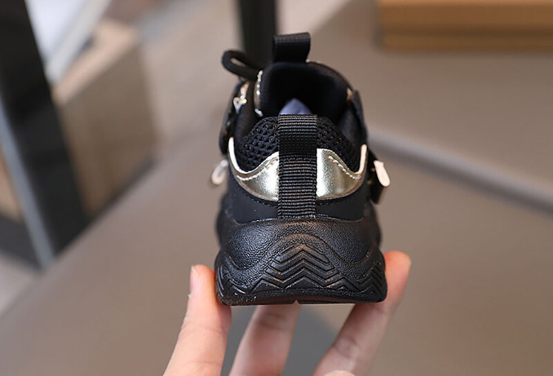 Pantofi pentru copii, cu plasă, respirabili, pentru fete, pentru băieți, cu talpă moale, anti-alunecare, pantofi de alergare, în stil coreean, pantofi pentru copii