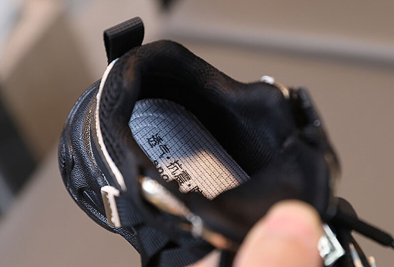 Pantofi pentru copii, cu plasă, respirabili, pentru fete, pentru băieți, cu talpă moale, anti-alunecare, pantofi de alergare, în stil coreean, pantofi pentru copii