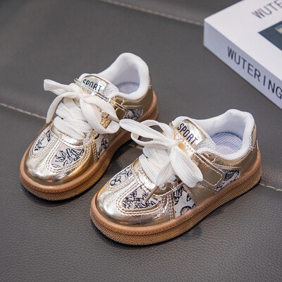 2024 Copii pantofi ocazional pentru fete toamna noua moda si confortabil cu fund moale anti-alunecos stil coreean pantofi la modă șic