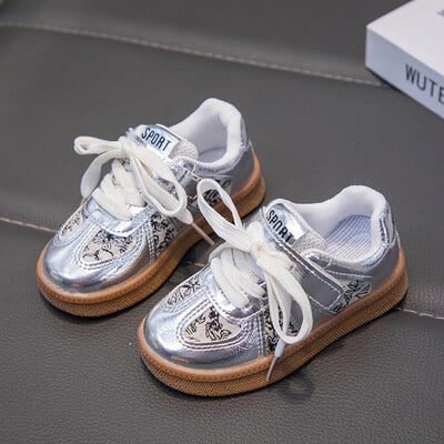 2024 Copii pantofi ocazional pentru fete toamna noua moda si confortabil cu fund moale anti-alunecos stil coreean pantofi la modă șic