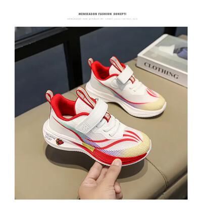 Pantofi copii alergare fete băieți școală sport ocazional tenis pantofi baschet aer în aer liber plasă vară pantofi copii anti-alunecare