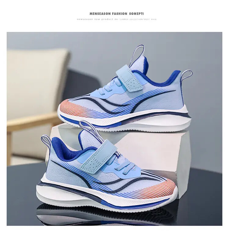 Pantofi copii alergare fete băieți școală sport ocazional tenis pantofi baschet aer în aer liber plasă vară pantofi copii anti-alunecare