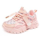 Pantofi pentru fete, cu talpă groasă, pantofi vechi, 2023, cu absorbție a șocurilor, pentru copii, pantofi sport, alergare, mers, pantofi ocazionali pentru băieți