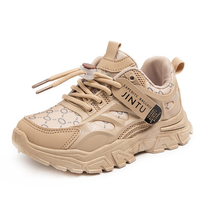 Pantofi pentru fete, cu talpă groasă, pantofi vechi, 2023, cu absorbție a șocurilor, pentru copii, pantofi sport, alergare, mers, pantofi ocazionali pentru băieți