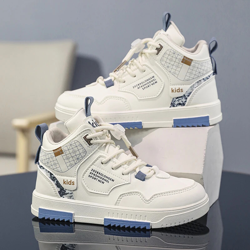Παιδικά αθλητικά παπούτσια για αγόρια, κορίτσια, επώνυμα φθινοπωρινά λευκά αθλητικά παπούτσια για παιδιά 6 έως 12 ετών Σχολικό τένις Casual αθλητικά παπούτσια για κορίτσι