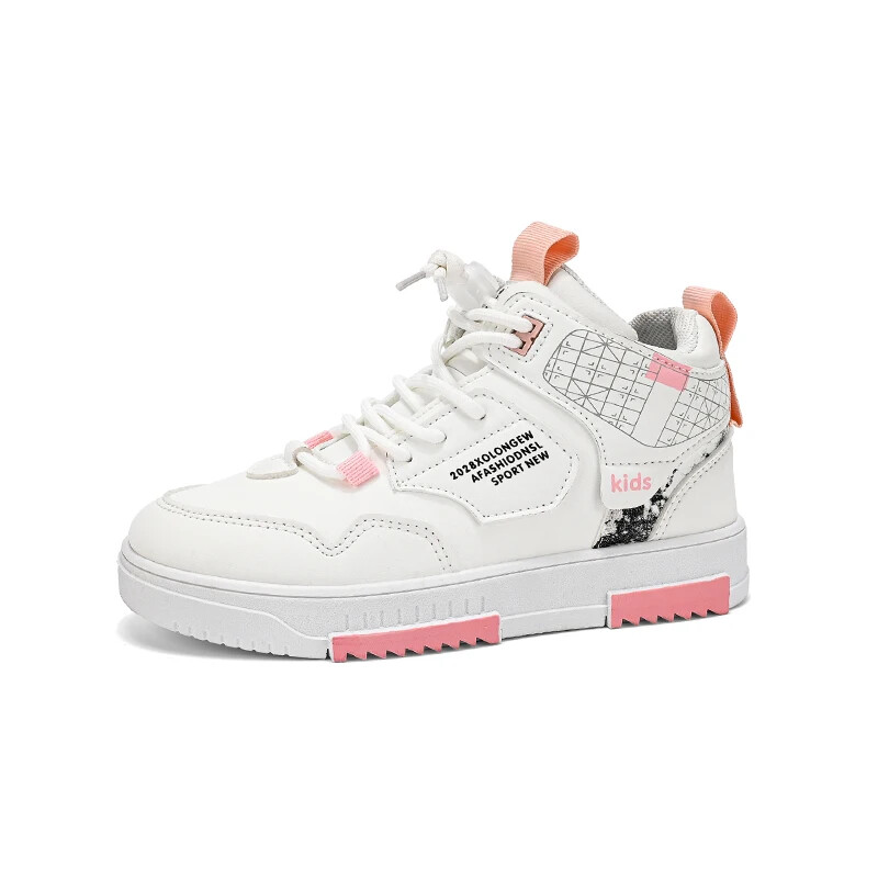 Παιδικά αθλητικά παπούτσια για αγόρια, κορίτσια, επώνυμα φθινοπωρινά λευκά αθλητικά παπούτσια για παιδιά 6 έως 12 ετών Σχολικό τένις Casual αθλητικά παπούτσια για κορίτσι