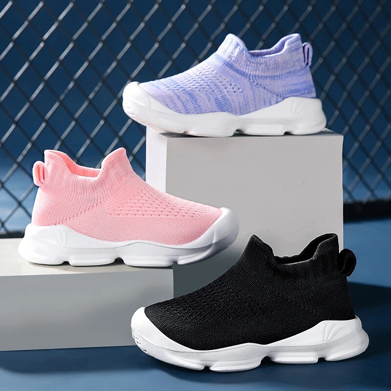 Vanmie vabaaja tossud lastele Suvised võrktossud Kingad kõndimine Jooksujalatsid Poiss Tüdrukud Lapsed Valged sokid Lastele