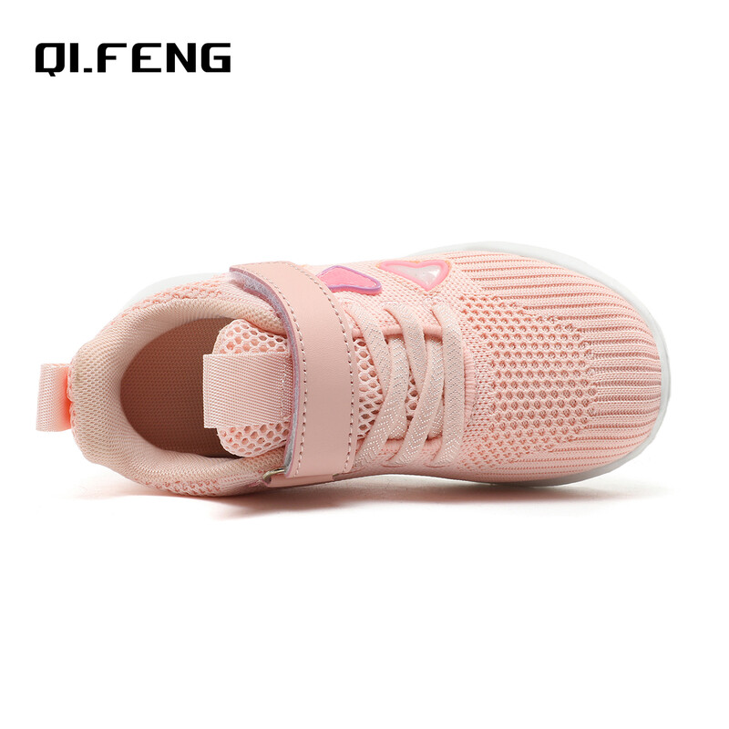 Nove djevojačke modne ležerne cipele Proljetne dječje mrežaste prozračne tenisice Slatke ružičaste ravne cipele Lagana udobna obuća