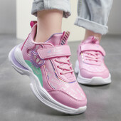 Zīmolu bērnu skriešanas apavi Moderni, mīļi, mīļi meiteņu sporta tenisa apavi āra, plakani pastaigu apavi Studentu ikdienas bērnu kedas