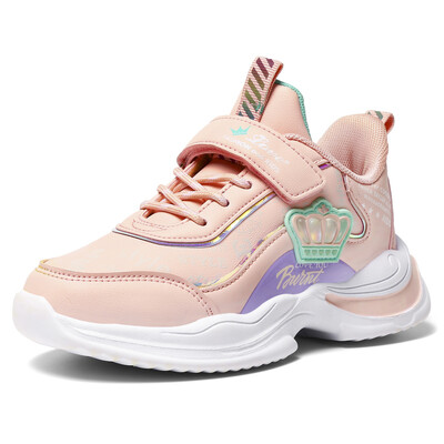 Zīmolu bērnu skriešanas apavi Moderni, mīļi, mīļi meiteņu sporta tenisa apavi āra, plakani pastaigu apavi Studentu ikdienas bērnu kedas