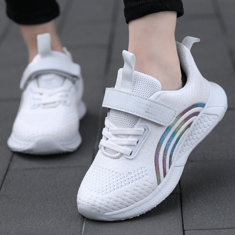 Pantofi pentru fete Pantofi de alergat ocazional cu plasă roz, cu ochiuri de plasă, Livrare gratuită Pantofi de sport în aer liber Pantofi de tenis pentru copii pentru fete