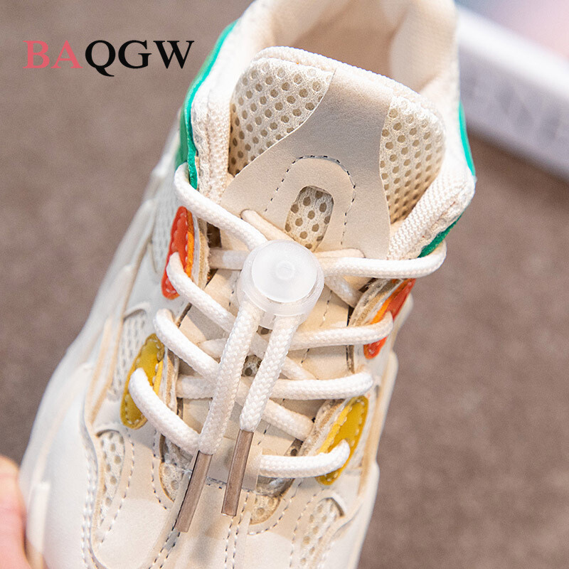 Pavasaris Grils Apavi Zēni Modes Bērnu kedas 2022 Ikdienas zīmola skriešanas sporta veidi Elpojoši bērnu apavi biezas zoles platforma