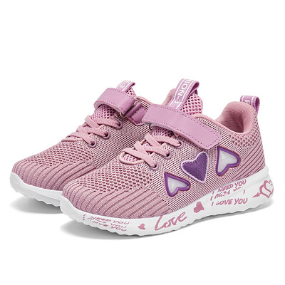 2023 Детски мрежести спортни обувки Маратонки за момичета Летни детски леки сладки плоски обувки за скейтборд Есенни дишащи обувки за тенис 6