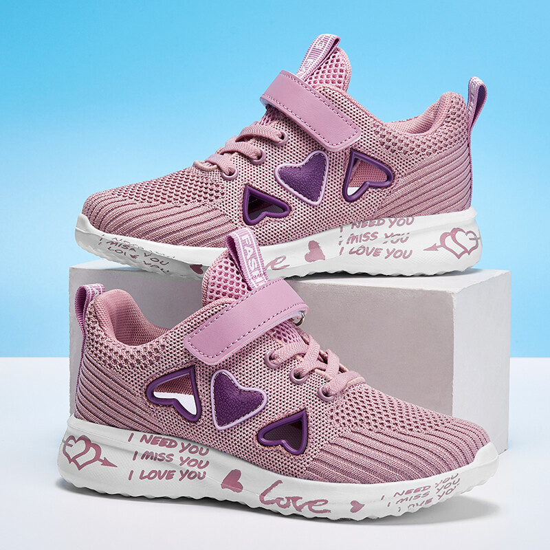 2023 Детски мрежести спортни обувки Маратонки за момичета Летни детски леки сладки плоски обувки за скейтборд Есенни дишащи обувки за тенис 6
