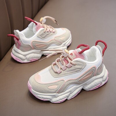 Bērnu sporta kedas vasara/ziema meitenēm zēniem mode ikdienas skriešanas trenažieri kupli sporta kurpes bērniem apavi silta kažokāda bieza zole