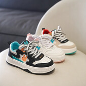 Άνοιξη 2024 Νέα Παιδικά Αθλητικά Παπούτσια Αγόρια για κορίτσια Casual Παπούτσια ελαφριά αναπνεύσιμα παπούτσια Σχέδιο χρώματος μπλοκ για παιδιά