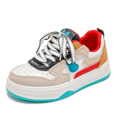 Άνοιξη 2024 Νέα Παιδικά Αθλητικά Παπούτσια Αγόρια για κορίτσια Casual Παπούτσια ελαφριά αναπνεύσιμα παπούτσια Σχέδιο χρώματος μπλοκ για παιδιά