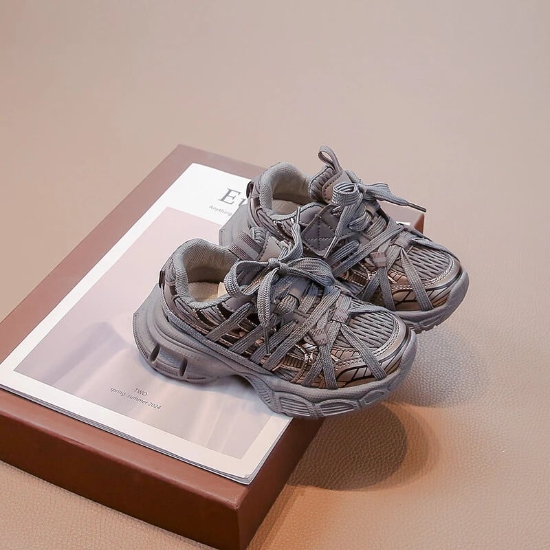 Bērnu kedas Chunky 2024. gada jauni meiteņu basketbola apavi Modes, daudzpusīgi, bērnu un zēnu sporta apavi skolai, elpojoši