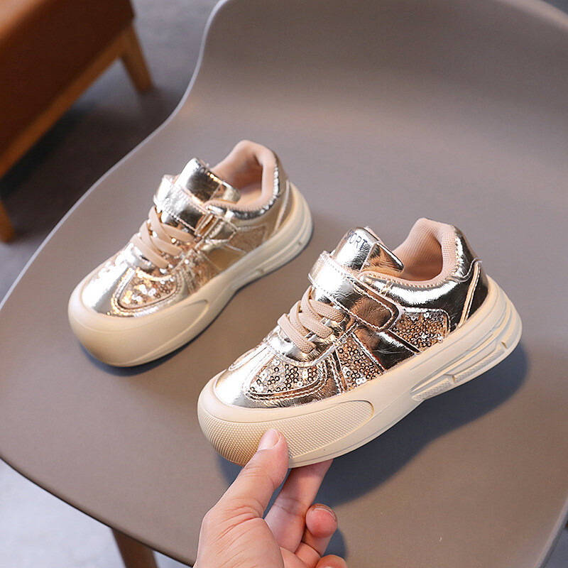 Laste tossud 2024, sügis, uus moodsad litrid Blingi tossud poisid, tüdrukud, pehmed vabaajajalatsid Laste spordijalatsid Zapatos Para Niña