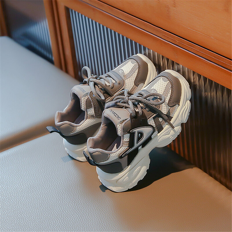 2023 Pantofi sport pentru copii, pantofi de sport cu plasă încrucișată, respirabili, pentru băieți, primăvară, toamnă, copii, fete, pantofi de alergare în aer liber