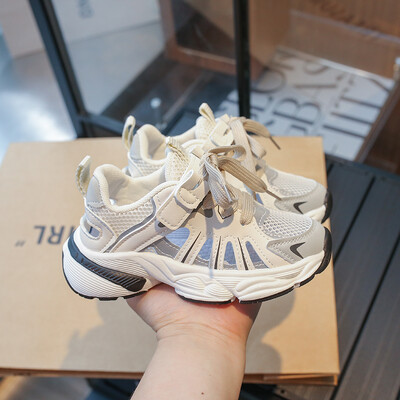 Bērnu kedas, elpojoši skriešanas apavi bērniem, neslīdoši 2024. gada Causal zēnu meiteņu skolas āra sporta basketbola kedas